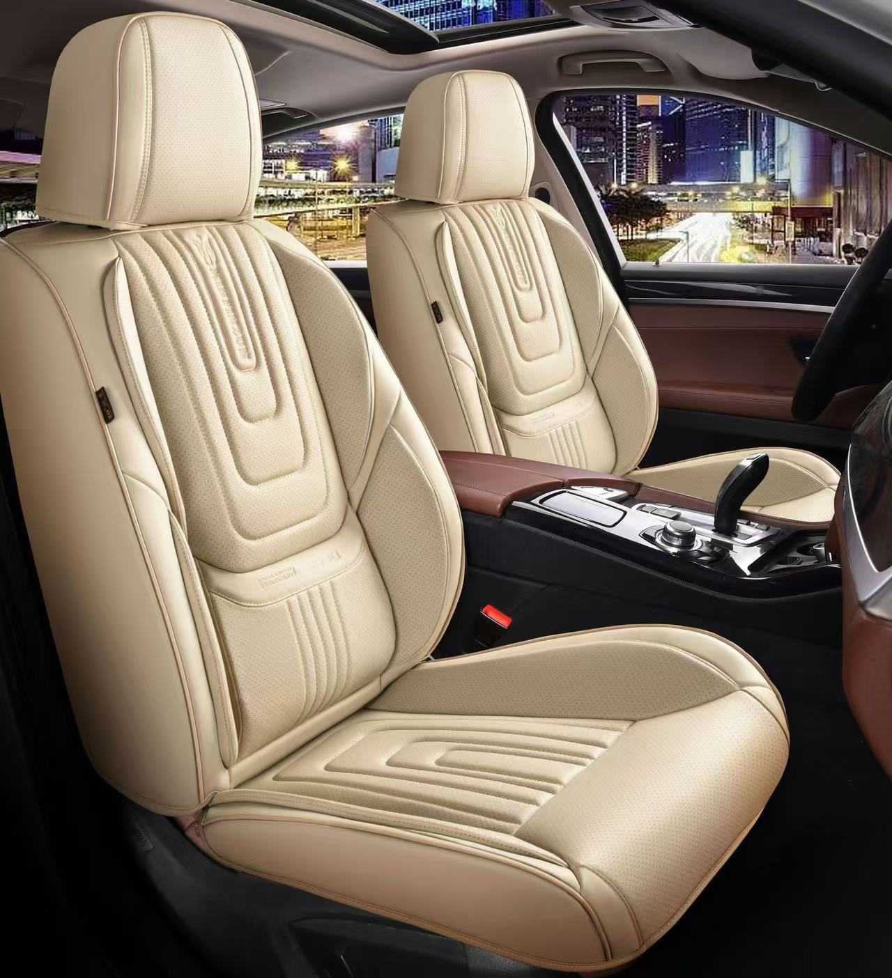 Nappa Leather Car Seat Covers – Long-Lasting, Stylish Colors, 5-Year Guarantee