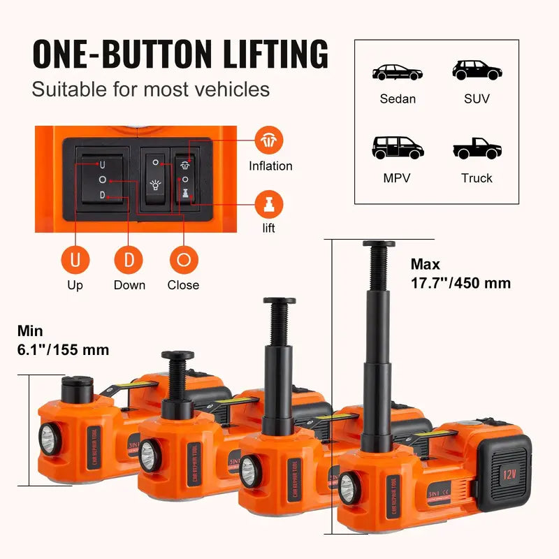 Powerful Electric Car Jack AutoCarUniverse